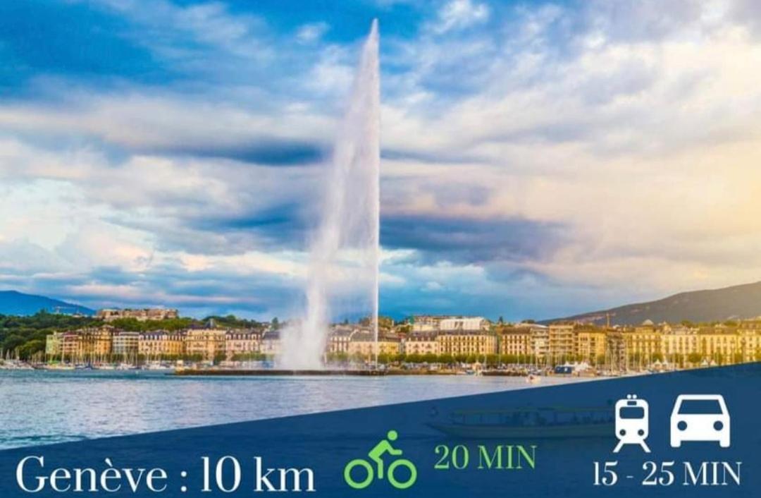 Apart 5 Personnes, 1Min Gare D'Annemasse, Geneve 5Km Экстерьер фото